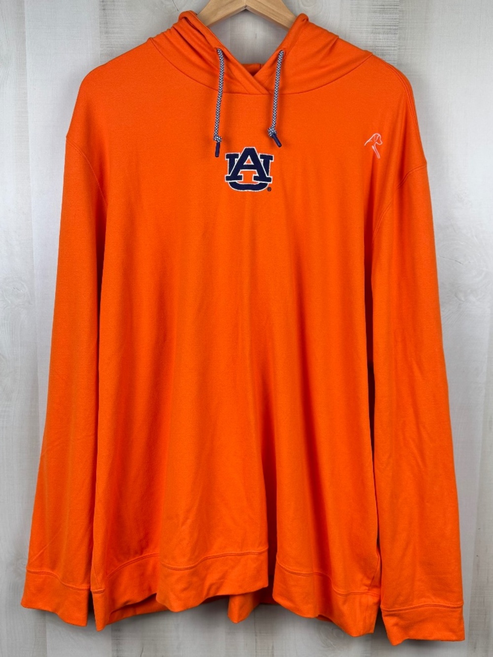 Rhoback Men’s Hesi Collegiate Hoodie Orange AU Auburn University Tigers 3XL